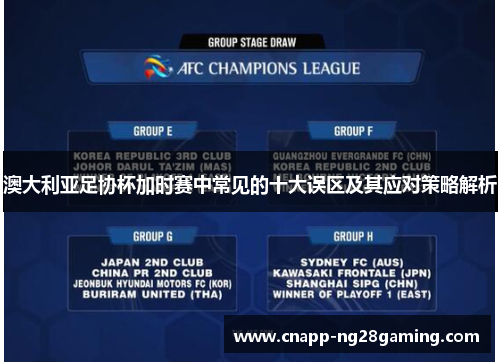 澳大利亚足协杯加时赛中常见的十大误区及其应对策略解析